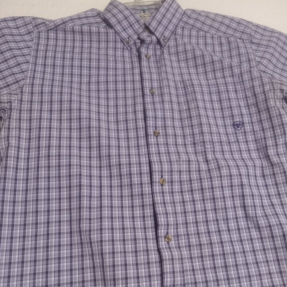 Ariat Men's Pro Series Button Down SS Shirt Size M 10015046
